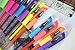 heartybay Colored Gel Pens Flash and Bright Colored for Adult Coloring Book Drawing Pens for Sketch Gel Pen Set, 12 Assorted Colors