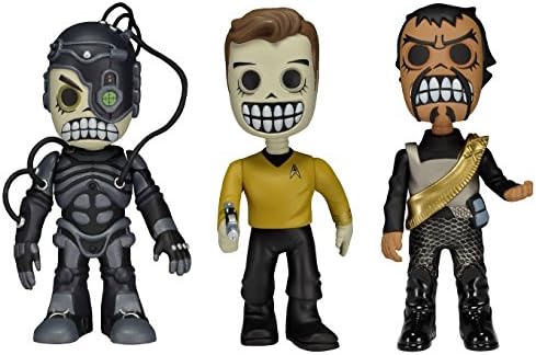 Star Trek Skele-Treks Series 1 Set Captain Kirk Borg Drone Kor by NECA
