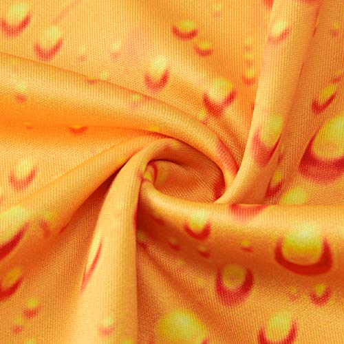 RAISEVERN Unisex Casual 3D - Bier - Muster gedruckt Short T-Shirts Top Tees Gelb