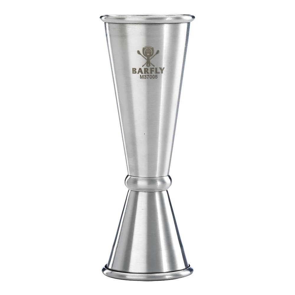Barfly M37005 Japanese Style Jigger, Stainless Steel, 1 oz x 2 oz