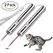 Creaker 2 in 1 Multi Function Funny Cat Chaser Toys, Mini Flashlight & Interactive Pet Toys Cat Light Pointers Cat Training Tool (2 pack Battery-powered)