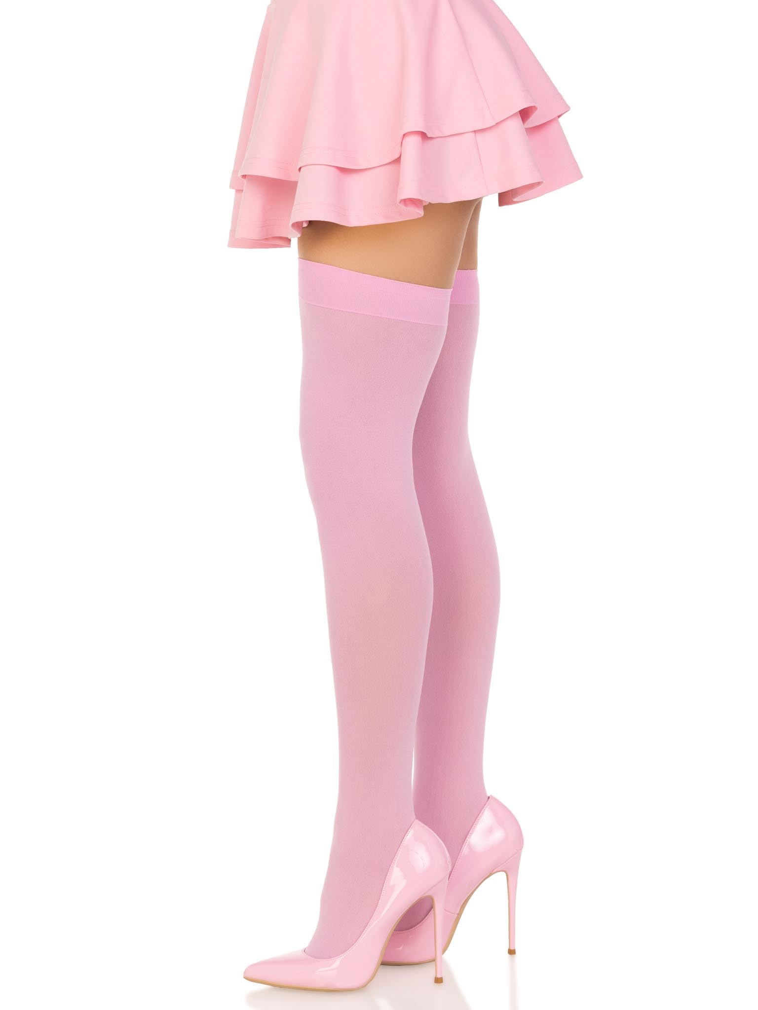 Leg Avenue Women's Solid Hue Thigh Highs