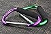 SE Assorted Color Jumbo Aluminum Carabiners (2 PC.) - 1297A-12-2