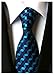 Wehug Lot 6 PCS Men's Ties Silk Tie Woven Necktie Jacquard Neck Ties Classic Ties For Men style020