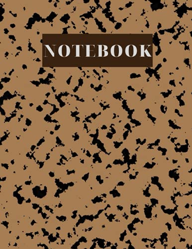 Notebook: Leopard Print Composition Notebook