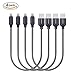 Short Lightning Cable, 4 Pack 1ft Nylon Braided Lightning to USB Charging Cable and Data Sync iPhone Charger for iPhone X/8/8 Plus/7/7 Plus/6S/6S Plus/ SE/ 5S/5,iPad