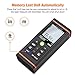 Laser Distance Measure, BEBONCOOL Handheld Digital Distance Meter with LCD Backlight for Distance, Area, Volume and Pythagoras theorem Measurement
