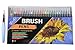 Watercolor Real Brush Pens, 24 Paint Markers + 1 Water Brush Pen, Professional Watercolor Pens Set for Painting, Coloring, Calligraphy & More, Acid Free, Asserted Colors