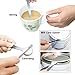 Stainless Steel Measuring Spoons, 18/8 Stainless Steel Measure Spoon Set of 7 with Measuring Stick for Baking and Cooking