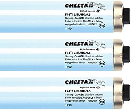 Cheetah Ultra Extreme F74T12 100W-120W 9.5% RDC Tanning Lamp - 10 Minute Bulbs! (16)