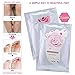 Rose Foot Mask, LuckyFine 1 Peeling Mask + 1 Nutritious Mask, Exfoliating Soft Feet Peel Mask, Remove Calluses & Dead Skin Cells, Rebirth of Soft Foot, Completely within 4-7 days for Gift