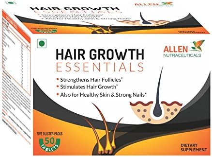 Allen Nutraceuticals HAIR GROWTH – Essentials – (50 Capsules) Stimulates hair growth