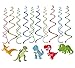127PCS Dinosaur Birthday Party Supplies Set for Boys Kids - Includes Dino T-Rex Hanging Swirls Bday Banners Decorations Goodie Bags Balloons Stickers Favors