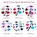 Water Coloring Brush Pens, Set of 6 Watercolor Painting Brushes Pen for Water Soluble Colored Pencils, Water Color Markers, Powdered Pigment Watercolor, Back to School Art Supplies (Blue)