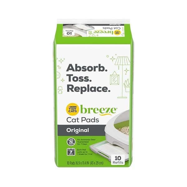 TIDY CATS BREEZE CAT PADS REFILL PACK, 10 CT