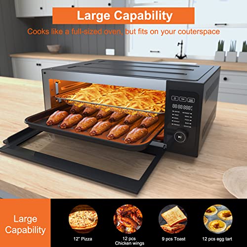 Air Fryer Toaster Oven Combo Fabuletta 10in1 Countertop Convection