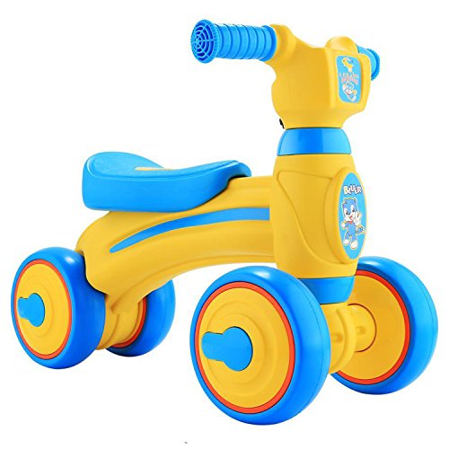 Kaluo Baby Toddler Balance Bike Trike Learn to Walk 10-36 Month No-Pedal Ride on Toy (Blue)