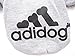 Tzou Adidog Hoodie Pet Clothes Dog Sweater Puppy Sweatshirt Warm Small Coat Christmas Gift 1-pc Set (Grey)
