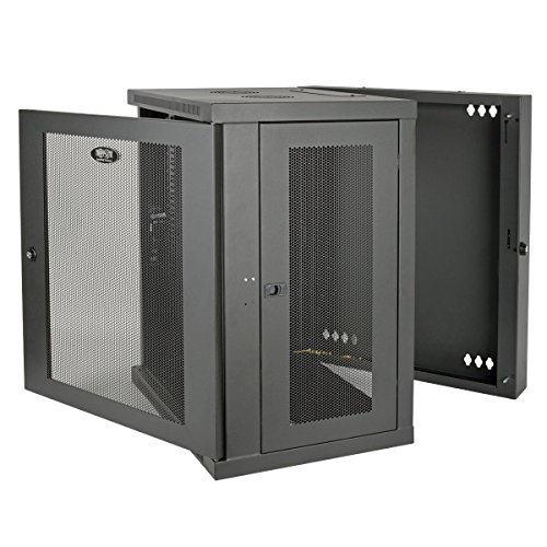 Tripp Lite 15U Wall Mount Rack Enclosure Server Cabinet, Hinged, 20.5" Deep, Switch-Depth (SRW15US)