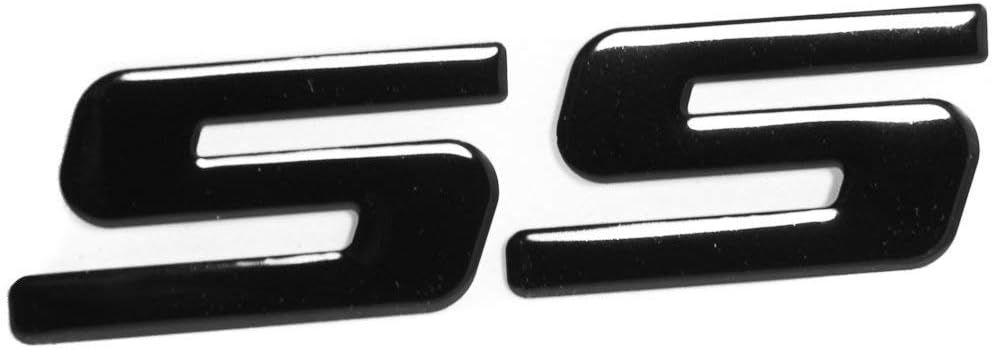 Amazon Com 2010 2017 Camaro Chevy Ss Black Aluminum Exterior Or Interior Stick On Emblem Automotive