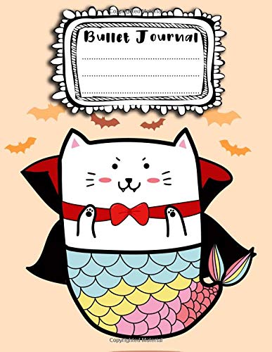 Bullet Journal 156 Pages Chat Sirene Dot Point Bullet Journal Dot Grid Planner Planning Organizer Journal Fleurs Bujo French Edition Aehor Amazon Com Books