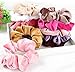 Howan Velvet Scrunchies 24 Assorted Scrunchies for Hair Accessories for Girls and Women-