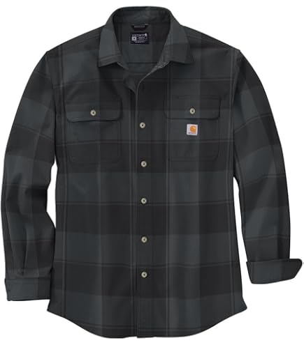 Amazon.com: Carhartt Men's 105439 Loose Fit Heavyweight Flannel