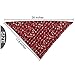 Malier 2 Pack Dog Bandana Christmas Classic Plaid Snowflake Pet Scarf Triangle Bibs Kerchief Set Pet Costume Accessories Decoration for Small Medium Large Dogs Cats Pets (Large, Green + Red)
