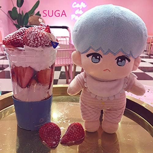 Minko Kpop BTS Bangtan Boys Special Bobi Plush Dool Toy Soft Stuffed Doll| Idol Kpop BTS Plush Toy V Jimin SUGA RM JK JIN J-Hope Doll Toy with Clothes | Best Gift for Music Kpop Fan Fangirl