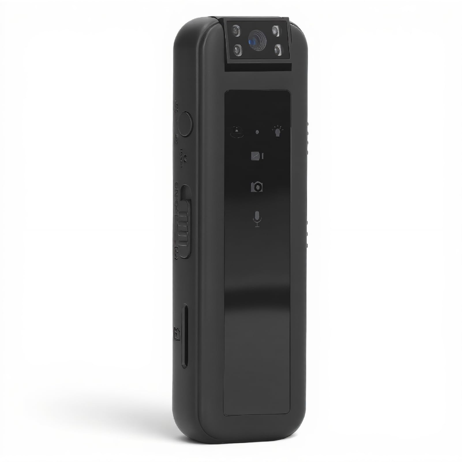 1080P Mini Body Cam, Police Body Camera With Audio and Video Recording, LED Indicator Light Clip for Riding, Home, Office