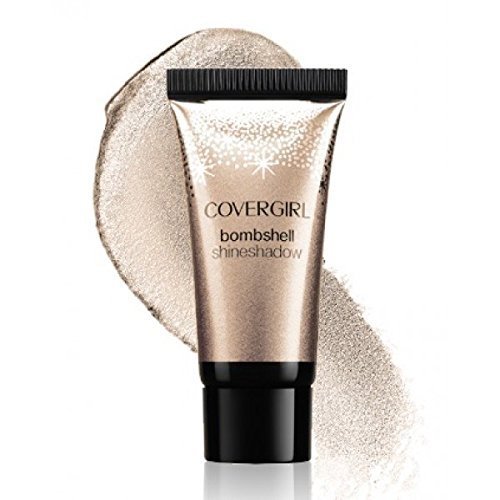 CoverGirl Bombshell Shine Shadow Eye Shadow, Gold Goddess [315] 0.18 oz (Pack of 2)