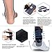Velpeau Air Gel Foam Ankle Stabilizer Support Brace for Sprained Ankle, Ligament Injury, Tendonitis, Adjustable Rigid Stirrup Ankle Splint for Women and Men (Foam Version, Small, Left Foot)