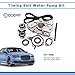 Timing Belt Kit Water Pump, ECCPP for 2001-2005 Kia Rio 1.5L 1.6L DOHC 16V Engine A5D A6D