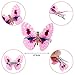 LOCOLO 18Pcs Baby Girl Hair Clips Butterfly Hair Clips Toddlers Infants Kids Hair Butterfly Snap Clips Barrettes for Women Girl and Infant