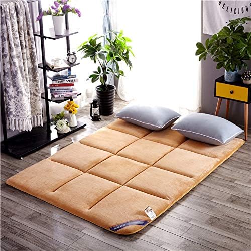 Comfortable Mattress Foldable Non-Slip Tatami Bed Mattress,Thick Twin Single Cotton Bed pad Mattress Pads Bed Mattress Bedroom Bed Pads (Color : B, Size : 180x200cm(71x79inch))