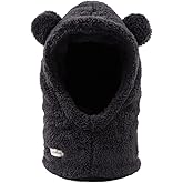 Baby Girls Winter Hat Boys Warm Scarf Hat Kids Thick Earflap Hood Cap with Ear 6M-7T