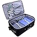 U.S. Traveler New Yorker Lightweight Softside Expandable Travel Rolling Luggage, Black, 4-Piece Set (15/21/25/29)