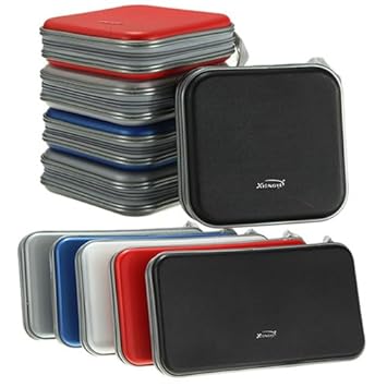 40er/80er CD DVD VCD Disc Aufbewahrung Box Case Tasche Hülle MIT SLEEVES