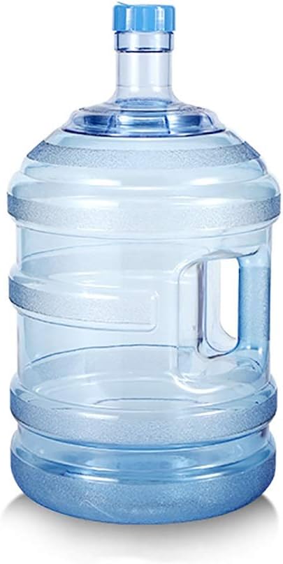 3-5 Gallon Plastic Water Jug Reusable ,Free PET Food Grade Tritan Plastic Crown Cap Water Bottle Container Jug Mineral Water Barrel Pure Water Plastic Bucket (Size : 4Gallon)