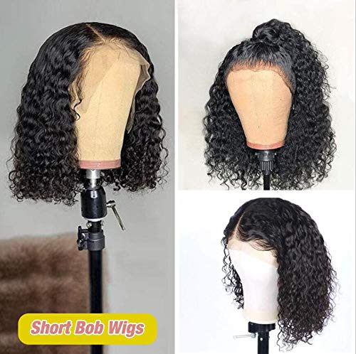 VSHOW-Lace-Front-Wigs-Human-Hair-Short-Curly-Bob-Deep-Wave-150-Density-Human-Hair-Wigs-for-Black-Women-Pre-Plucked-with-Baby-Hair-13x4-Swiss-Lace-Size-Jet-Black-Color-14