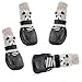 RilexAwhile Dog Socks Boots Shoes for Dogs Cat Socks Non-Slip Soles Adjustable Dog Cat Paw Socks Fit for Indoor Outdoor Use(Medium, Black)