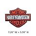 Harley Davidson Patch Orange Bar & Shield XL 7.28