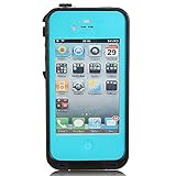 Zoumba OceanProof Waterproof Dustproof Snowproof Protection Case Cover For Apple iPhone 4 4S (teal)