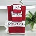 Collections Etc Holiday Printed Bath Towels - Set of 3