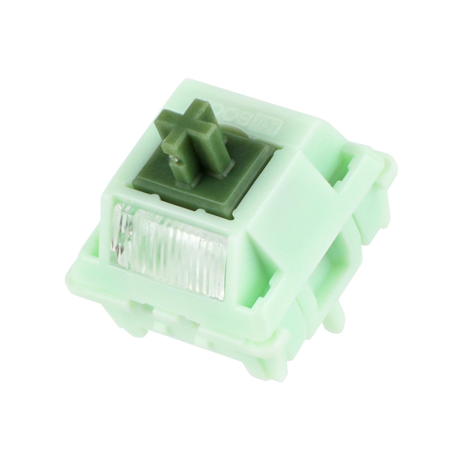 Photo 1 of KiiBoom Matcha Latte V2 Linear Mechanical Switch Set, with Light Diffuser, Pre-lubed, 5 Pin Switch, 35 Pieces for Mechanical Gaming Keyboard, Compatiable with MX Keycaps (53g)