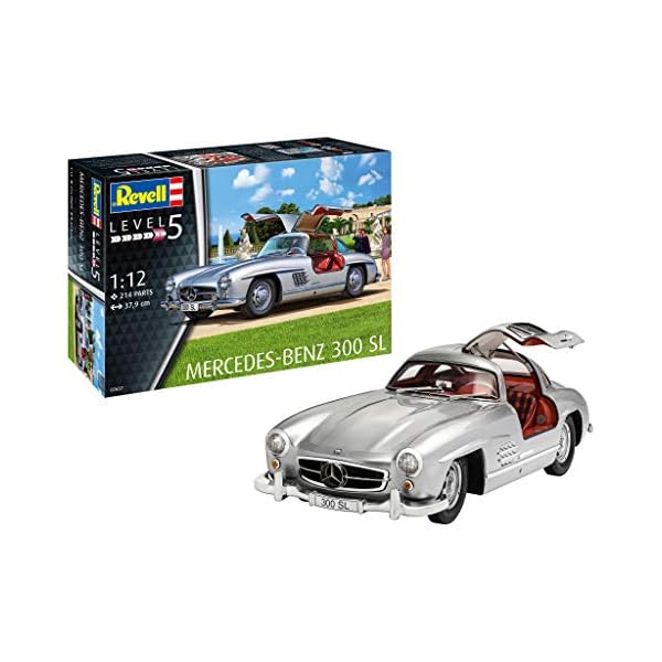 Revell RV07657 07657 Mercedes Benz 300 SL originalgetreuer Modellbausatz fÃ¼r Experten, unlackiert