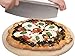 Extra Thick Best Pizza Stone Set for Oven or Grill Certified Food Safe. Thermal Shock Resistant. 15’’ Circular Stone Comes With Free Gourmet Stainless Steel Pizza Cutter