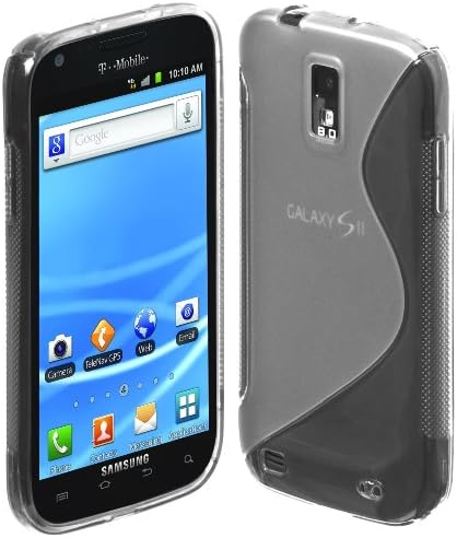 Leegoal(TM) Soft TPU Gel Grip Skin Case Cover for T-mobile Samsung Galaxy S2 T989 - Clear