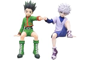 QAHEART GON Freecss Figure Killua Zaoldyeck Noodle Stopper Figure Gon Freecss Noodle Stopper Desk Ornaments Collections