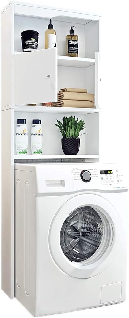 Hochschrank Für Waschmaschine Und Trockner übereinander Ikea Feenice Waschmaschinen-Überbauschrank Waschmaschinenschrank Badregal